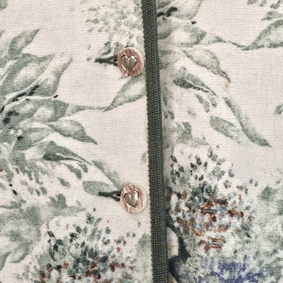 VTG Unique Tapestry Jacket - Floral Blanket Coat Aesthetic - Boho / Coastal L - Picture 5 of 8